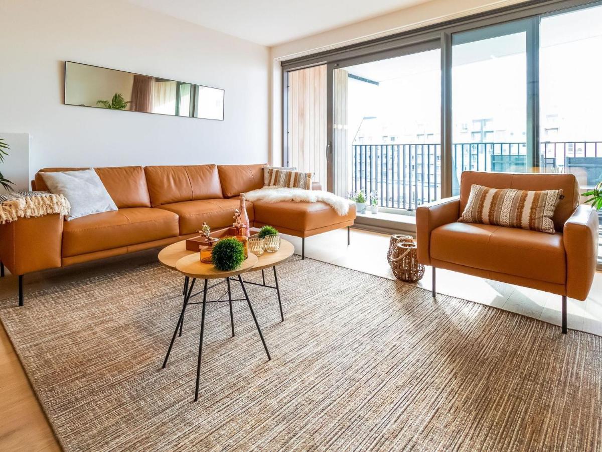Luxurious Crystal Sea View Apartment With 2 Terraces Ostende Kültér fotó