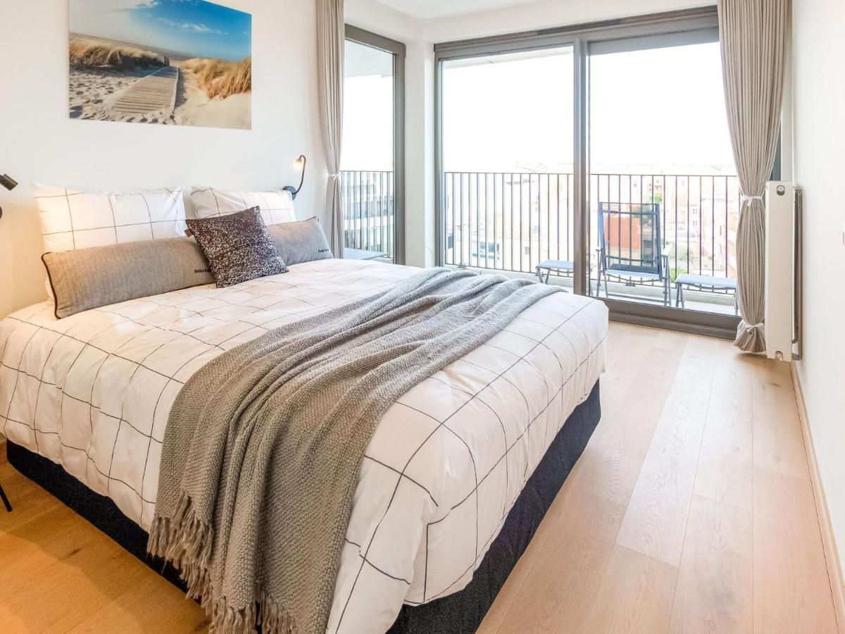 Luxurious Crystal Sea View Apartment With 2 Terraces Ostende Kültér fotó