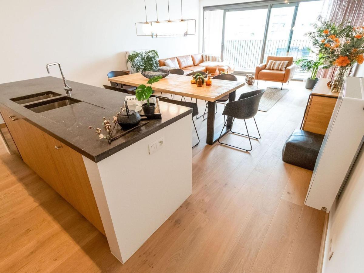Luxurious Crystal Sea View Apartment With 2 Terraces Ostende Kültér fotó