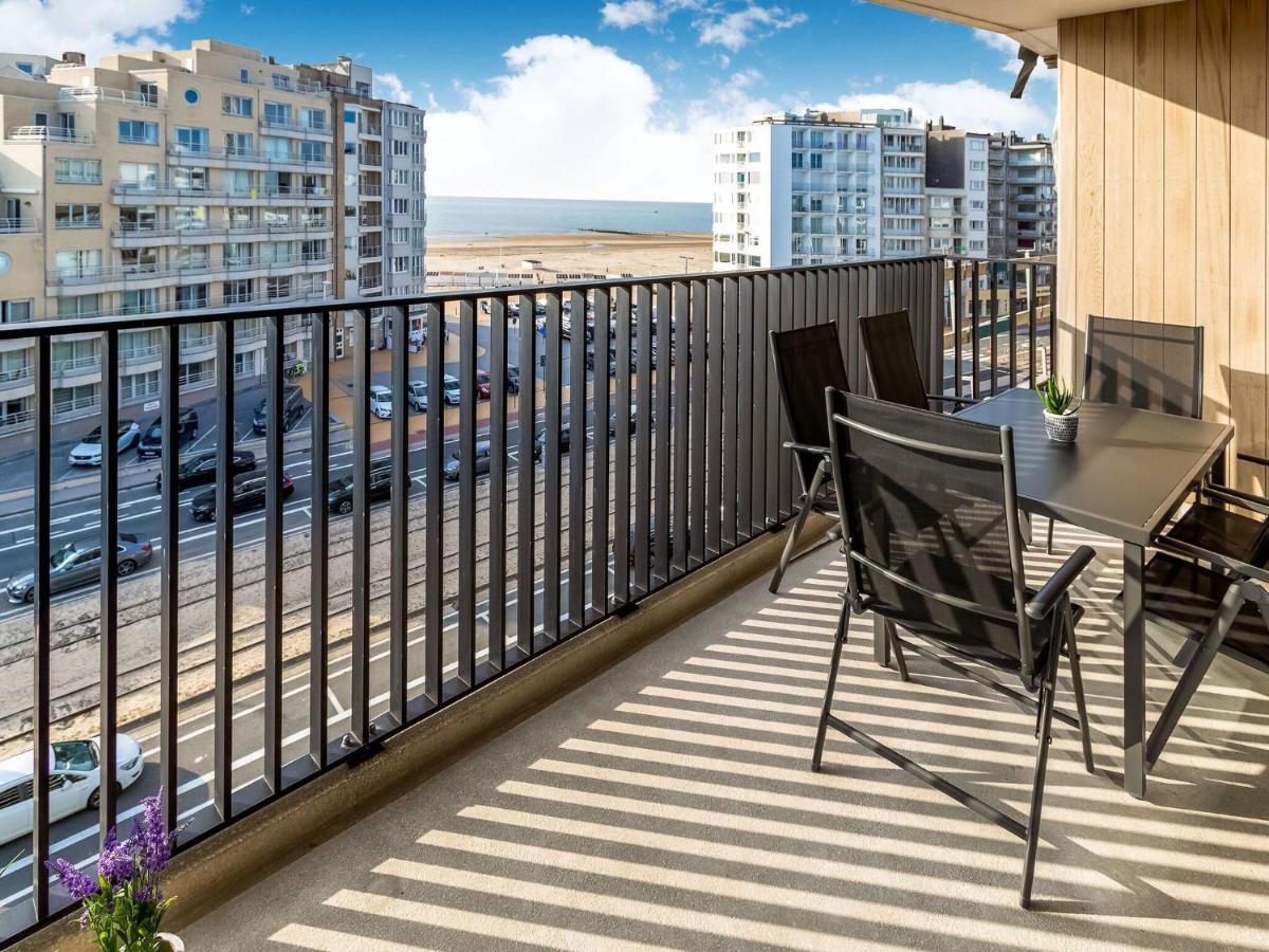 Luxurious Crystal Sea View Apartment With 2 Terraces Ostende Kültér fotó