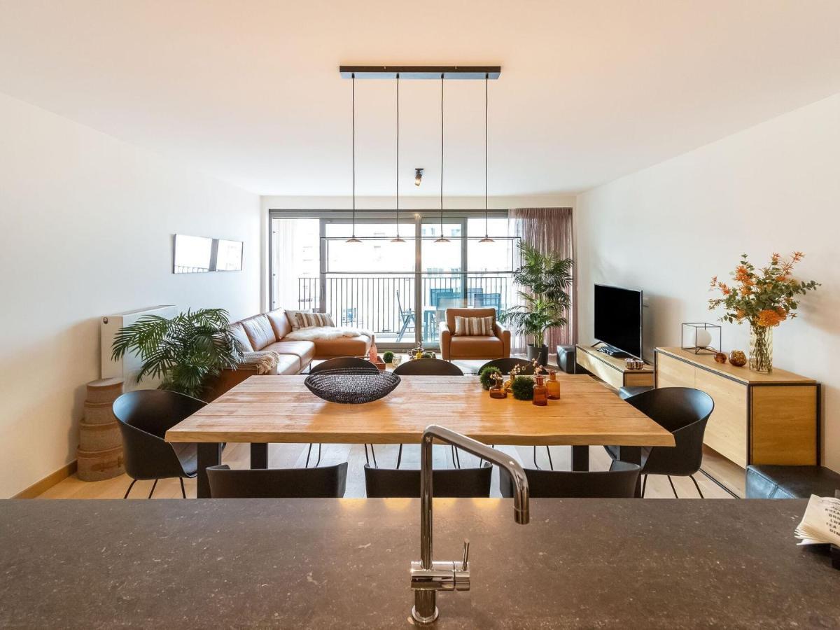 Luxurious Crystal Sea View Apartment With 2 Terraces Ostende Kültér fotó